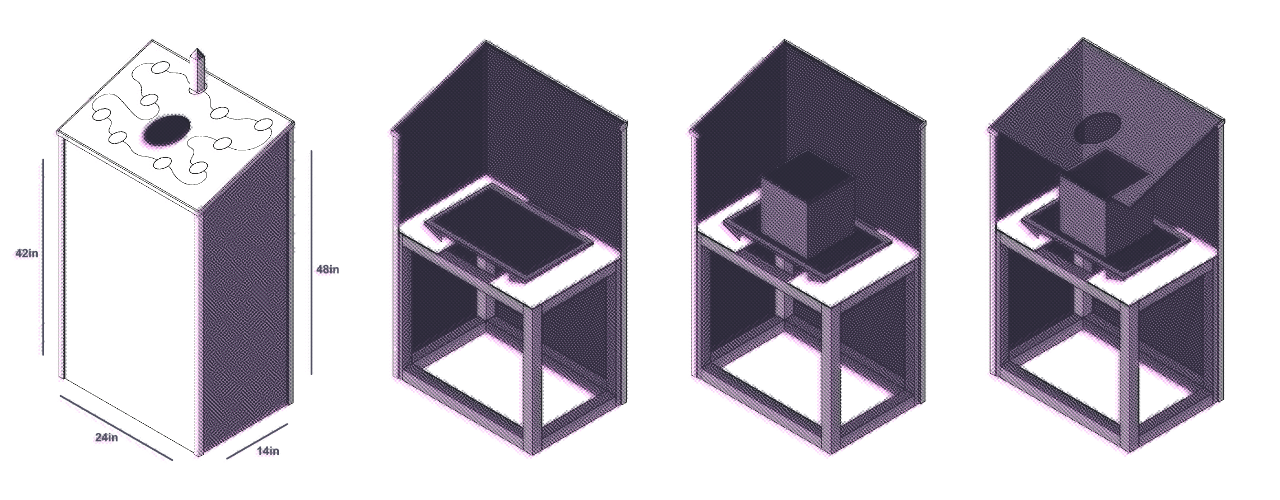 an illustrated diagram of the monument