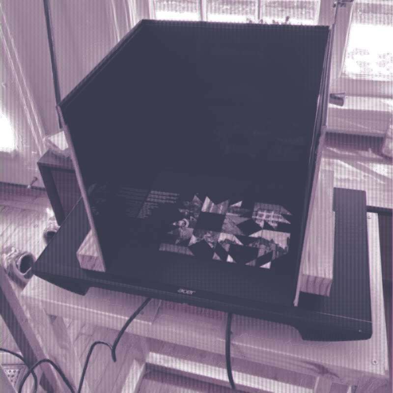 work-in-progress interior of the monument